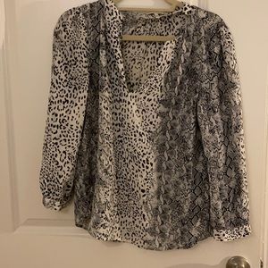 Josie snake print blouse